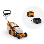 Cortacésped RMA 443, Con Batería AK 20 y cargador AL 101